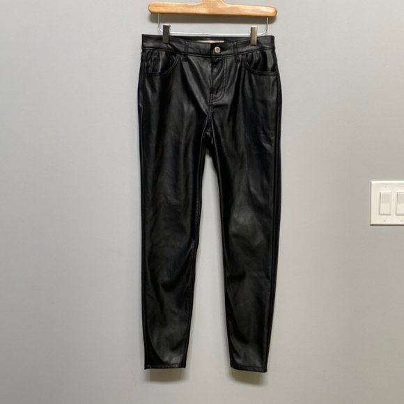 ❗️SOLD❗️Levi’s Faux Leather 720 High Rise Super Skinny Ankle Size 26 - Picture 3 of 13